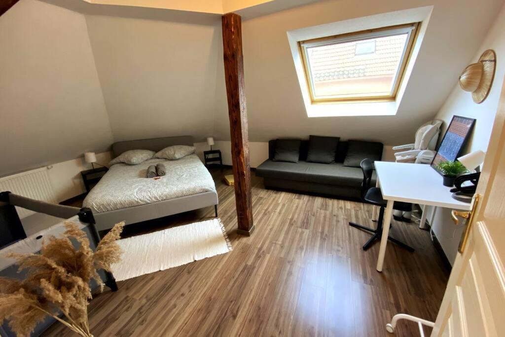 10Min Bus Strasbourg Centre-Parking Prive-Wifi-Tv Apartment Bischheim ภายนอก รูปภาพ