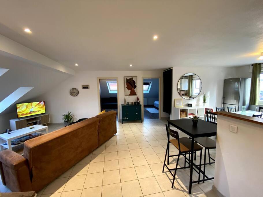 10Min Bus Strasbourg Centre-Parking Prive-Wifi-Tv Apartment Bischheim ภายนอก รูปภาพ